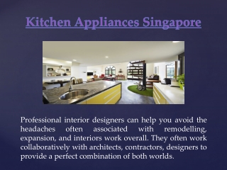 Residential Interior Design Singapore