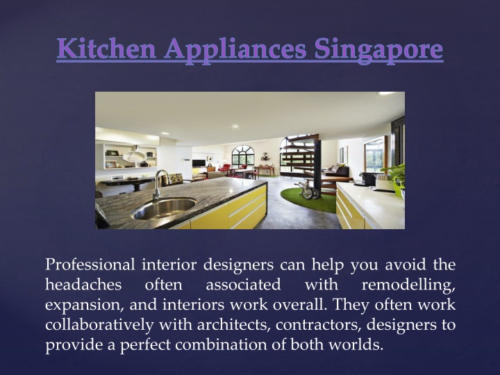 kitchen appliances singapore