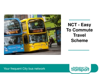 NCT - Easy To Commute Travel Scheme