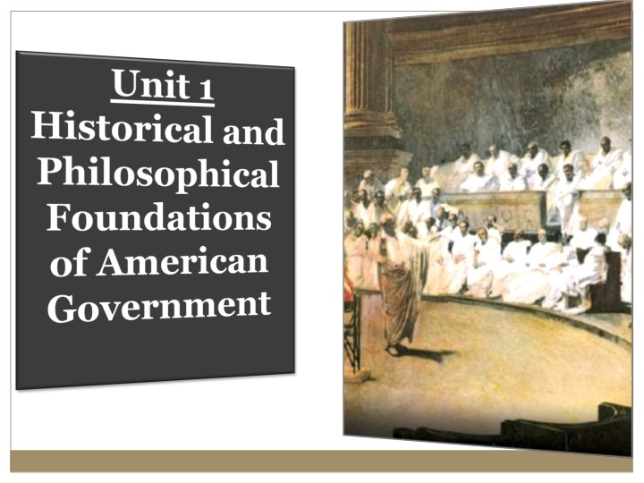 unit 1 historical and philosophical foundations