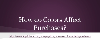 How do Colors Affect Purchases?