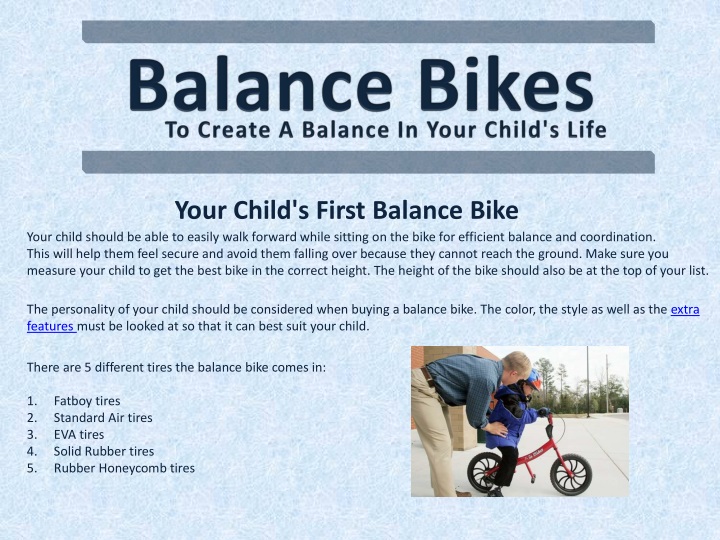 your child s first balance bike