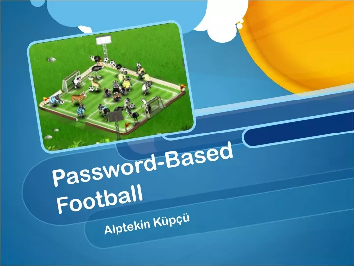 password based football