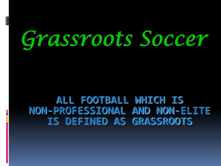 grassroots soccer