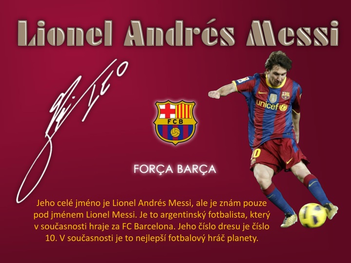 jeho cel jm no je lionel andr s messi