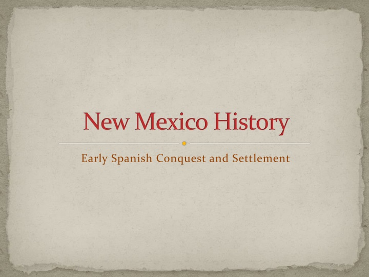 new mexico history