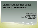Understanding and Using Financial Statements - slide 1
