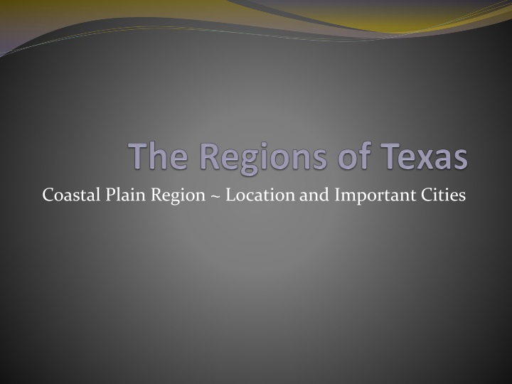 the regions of texas