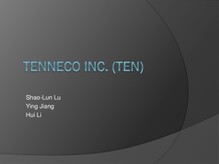 Tenneco Inc. (TEN)