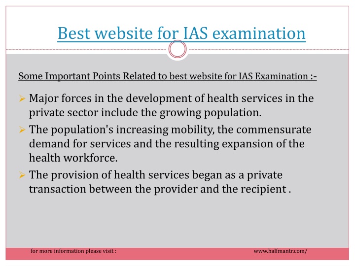 best website for ias examination