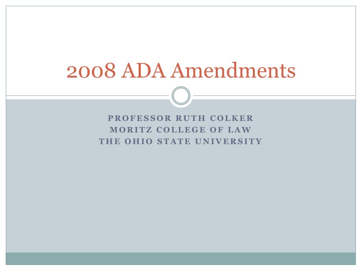 2008 ada amendments