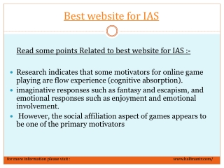 Best website for IAS to select Optional Subjects for IAS Exa