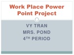 Work Place Power Point Project