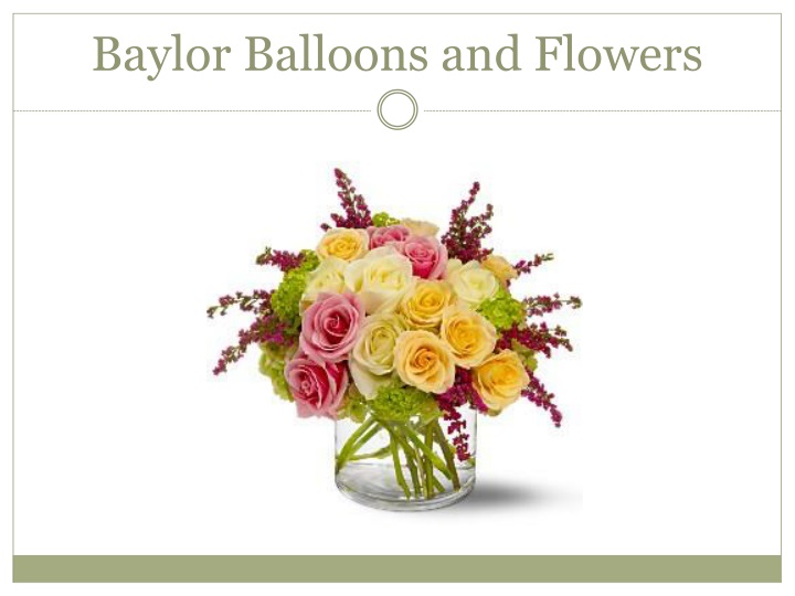 baylor balloons and flowers