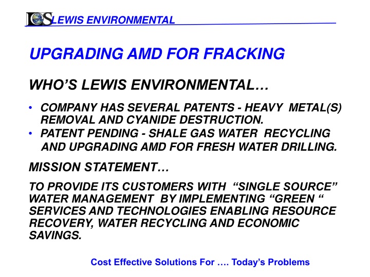 upgrading amd for fracking who s lewis