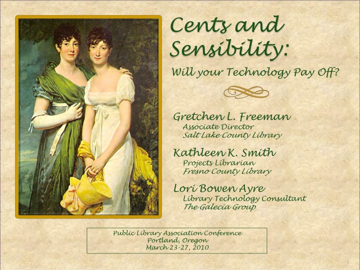 cents and sensibility