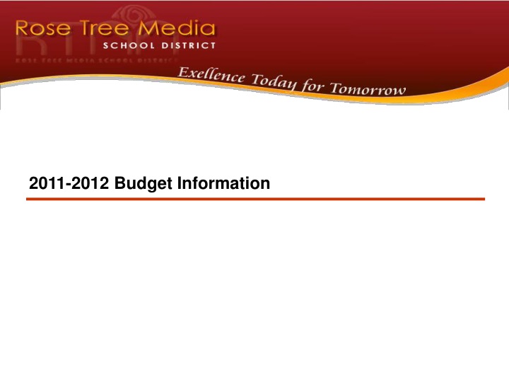 2011 2012 budget information