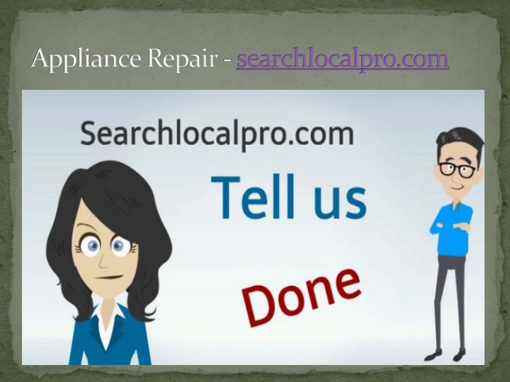appliance repair searchlocalpro com
