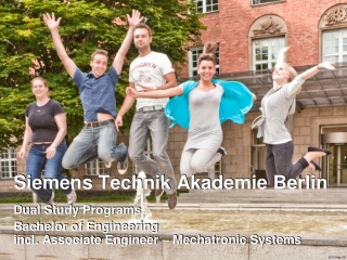 Siemens Technik Akademie Berlin Dual Study Programs