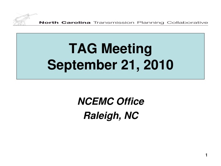 tag meeting september 21 2010