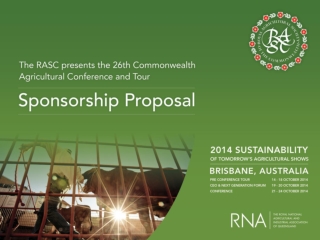 Introducing the Royal Agricultural Society of the Commonwealth (RASC)