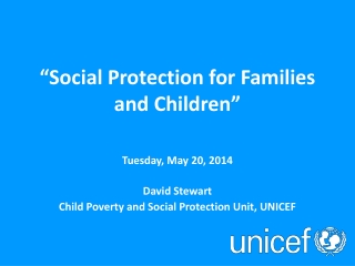 UNICEF Social Protection Work an overview Show and Tell on Social Protection Bonn, 2011