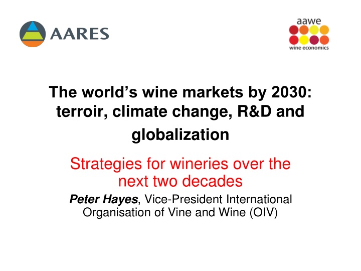 the world s wine markets by 2030 terroir climate change r d and globalization