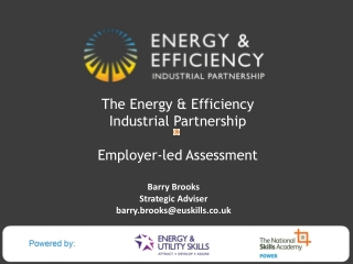 The Energy &amp; Efficiency Industrial Partnership Employer-led Assessment
