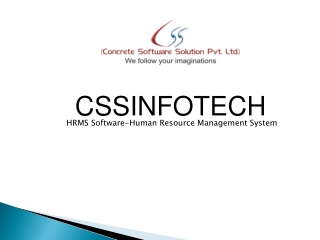 CSSInfoTech: HRMS-Human Resource Management System