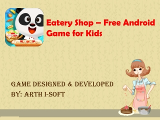 Eatery Shop - Free Game for Kids