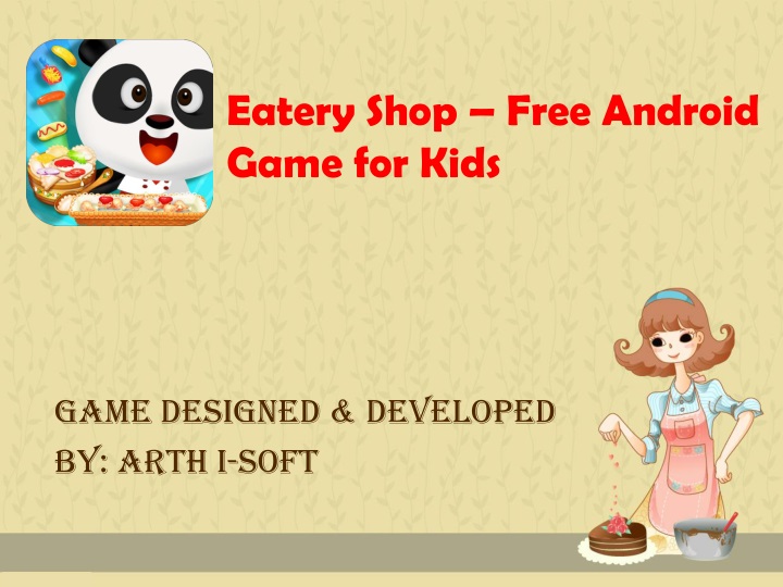 eatery shop free android game for kids