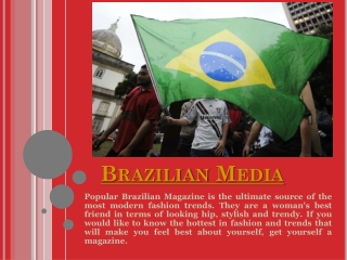 Brazilian News In Usa