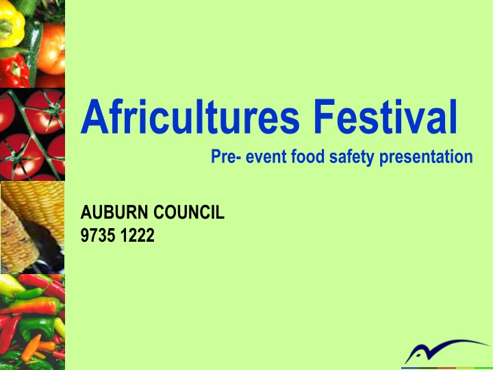 africultures festival pre event food safety