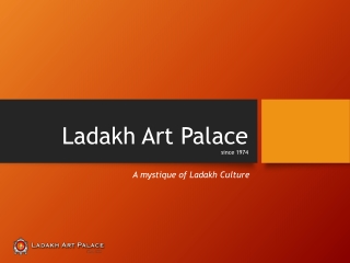 An Indian Art Gallery -Leh Ladakh