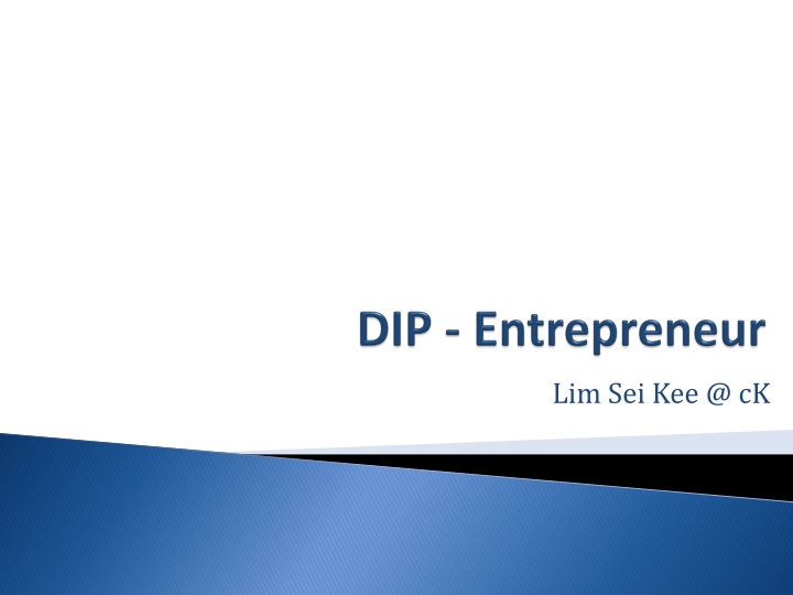 dip entrepreneur