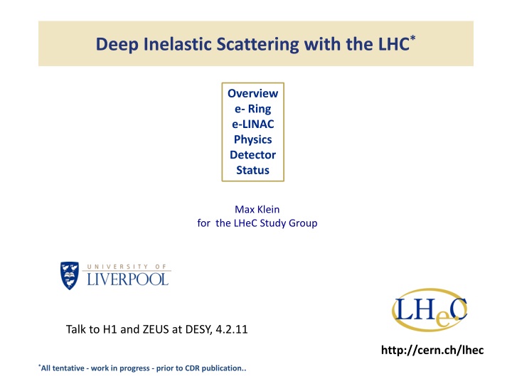 deep inelastic scattering with the lhc