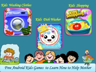 Free Android Kids Games to Learn How Help to Mother