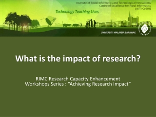 What is the impact of research?
