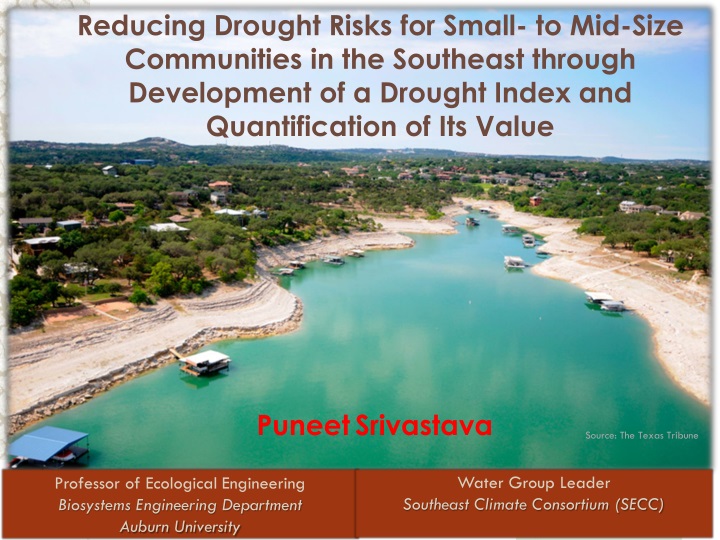 reducing drought risks for small to mid size