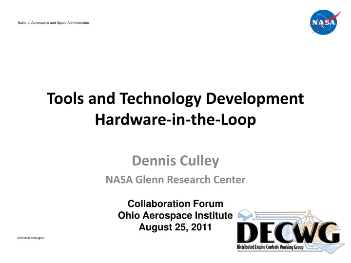 tools and technology development hardware in the loop