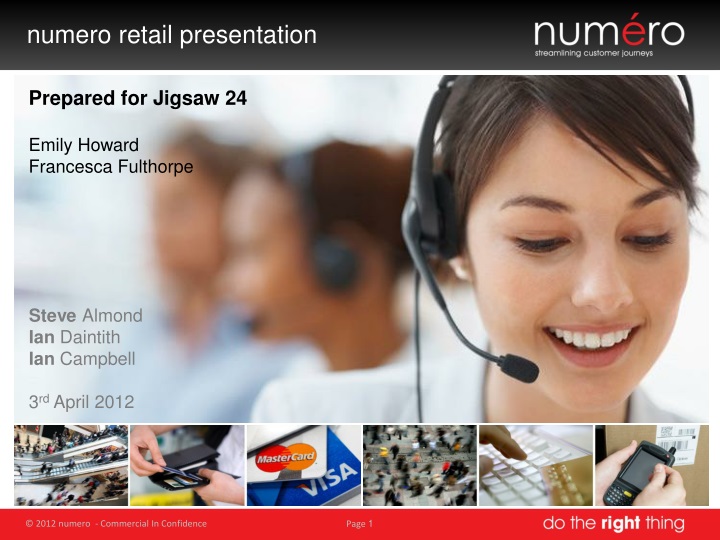 n umero retail presentation