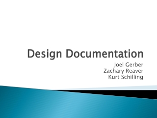 Design Documentation