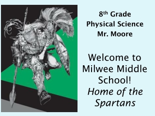 Welcome to Milwee Middle School! Home of the Spartans