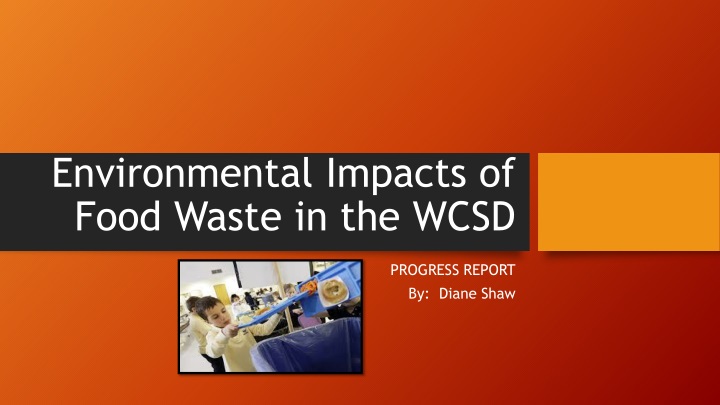 environmental impacts of food waste in the wcsd