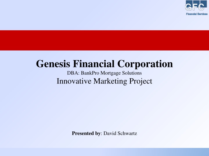 genesis financial corporation dba bankpro