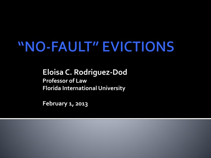 eloisa c rodriguez dod professor of law florida international university february 1 2013