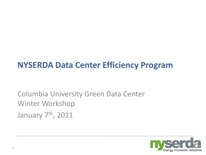 nyserda data center efficiency program