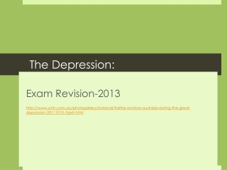 The Depression: