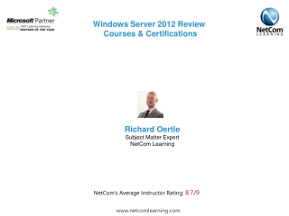 Windows Server 2012 Review Courses &amp; Certifications