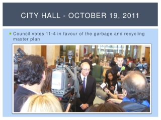 CITY HALL - October 19, 2011